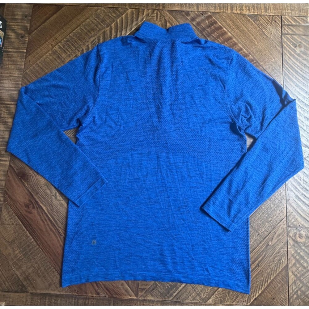 Lululemon Tampa Bay Lightning NHL Metal Vent Tech 1/4 Zip Pullover Blue Adult L - Picture 4 of 14